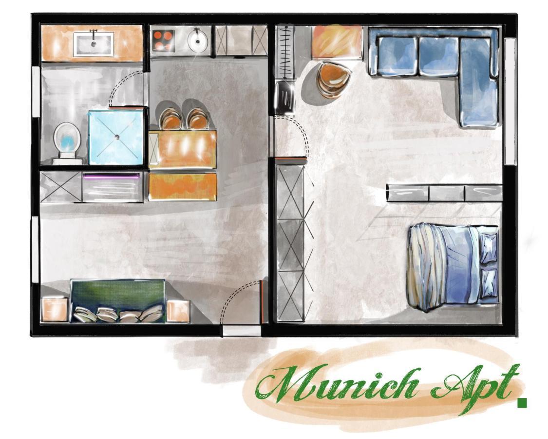 Mozart Apartment Muenchen Esterno foto